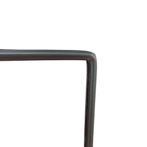 Detalle de marco PVC negro para espejo a medida