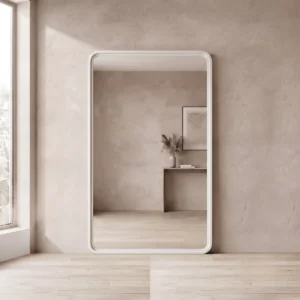 Muestrario marco símil hierro invertido rectangular blanco