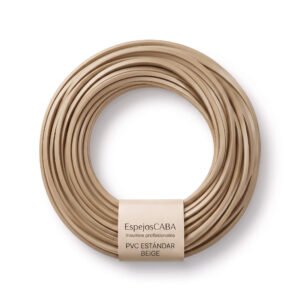 Burlete PVC estándar color Beige en rollo – EspejosCABA