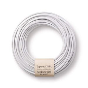 Burlete PVC estándar color Blanco en rollo – EspejosCABA