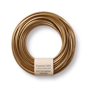 Burlete PVC estándar color Dorado en rollo – EspejosCABA