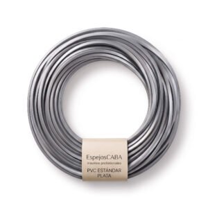 Burlete PVC estándar color Plata en rollo – EspejosCABA