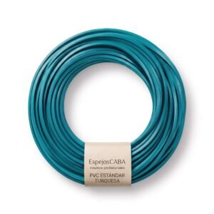 Burlete PVC estándar color Turquesa en rollo – EspejosCABA