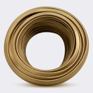 Burlete PVC símil hierro dorado en rollo