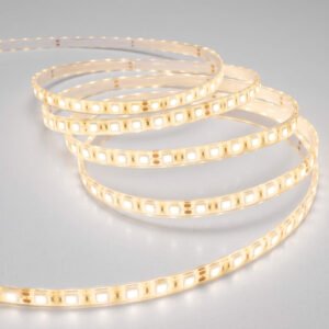 Tira LED fija 220V cálida 120 LED por metro rollo 10 metros